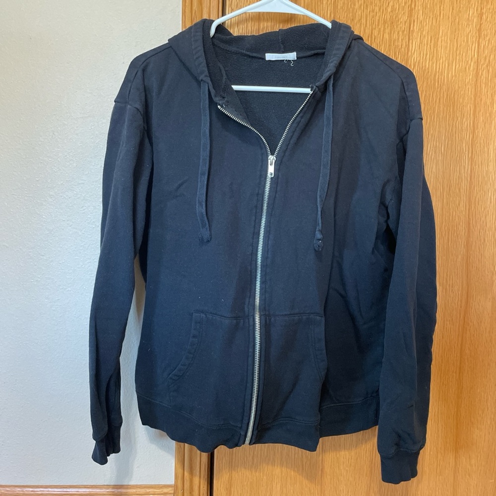 Black zip up